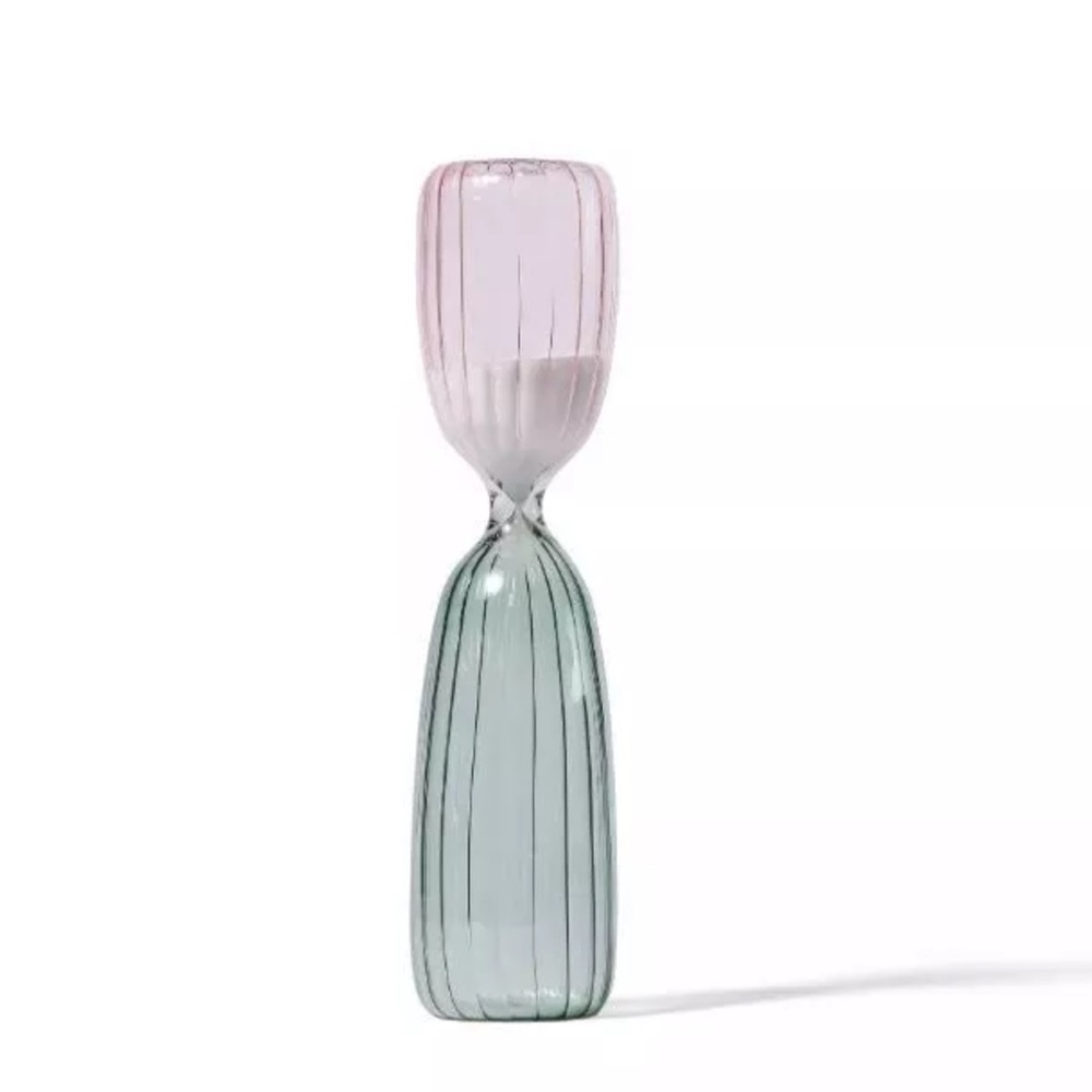 Target Bullseye Playground Analog Hourglass, slim beautiful design 5 minutes